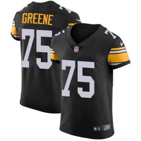 Nike Steelers #75 Joe Greene Black Alternate Mens Stitched NFL Vapor Untouchable Elite Jersey
